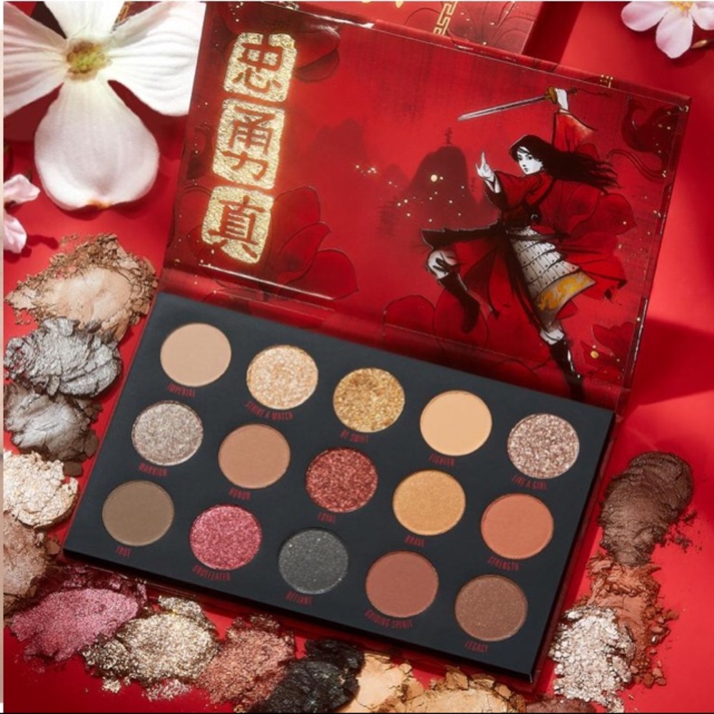 Colourpop eyeshadow palette MULAN